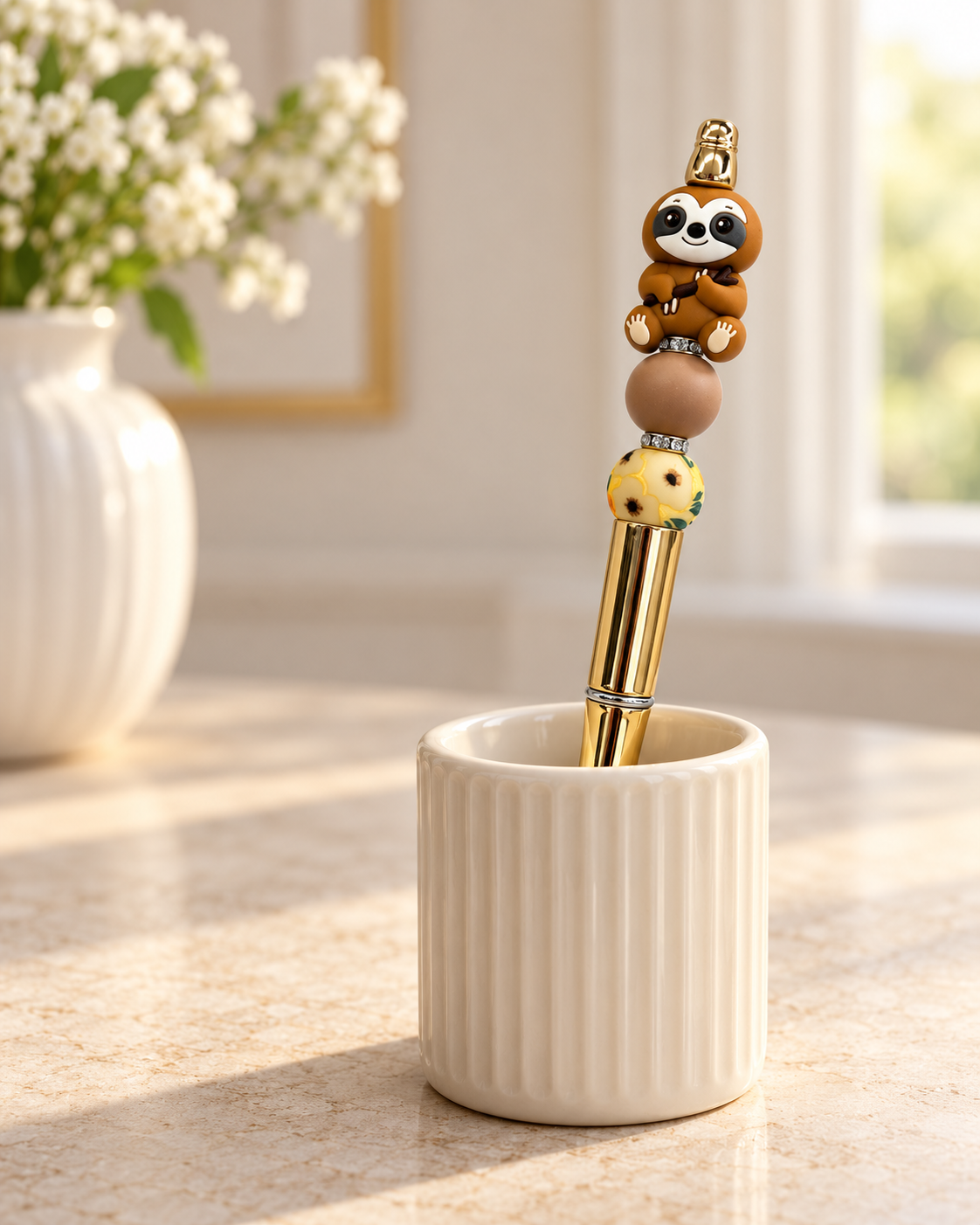 Sloth Beaded Pen - A Little Sloth, A Lot of Sunshine 2