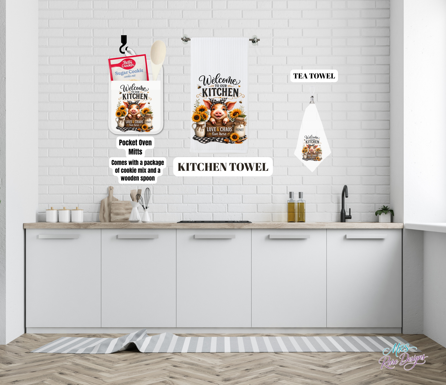 Sweet Chaos Farmhouse Cookie Baking & Kitchen Gift Set