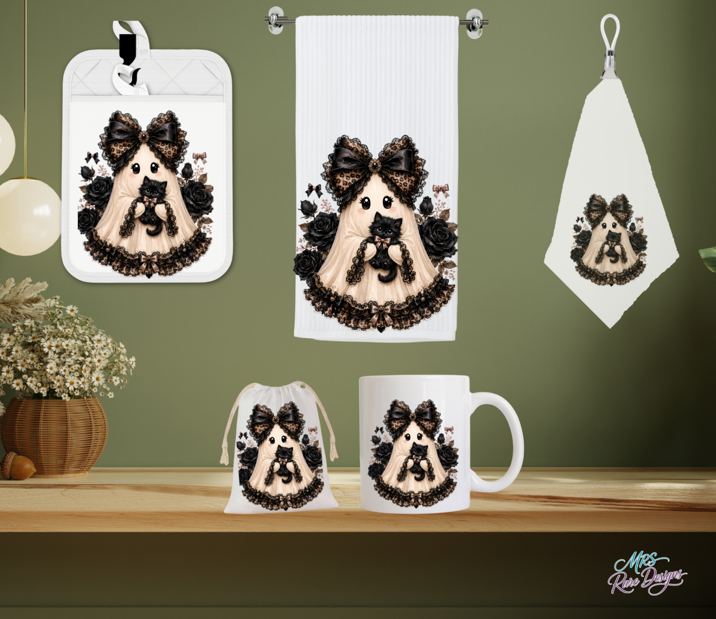 🖤 "The Complete Haunt" Kitchen Collection — 5-Piece Set