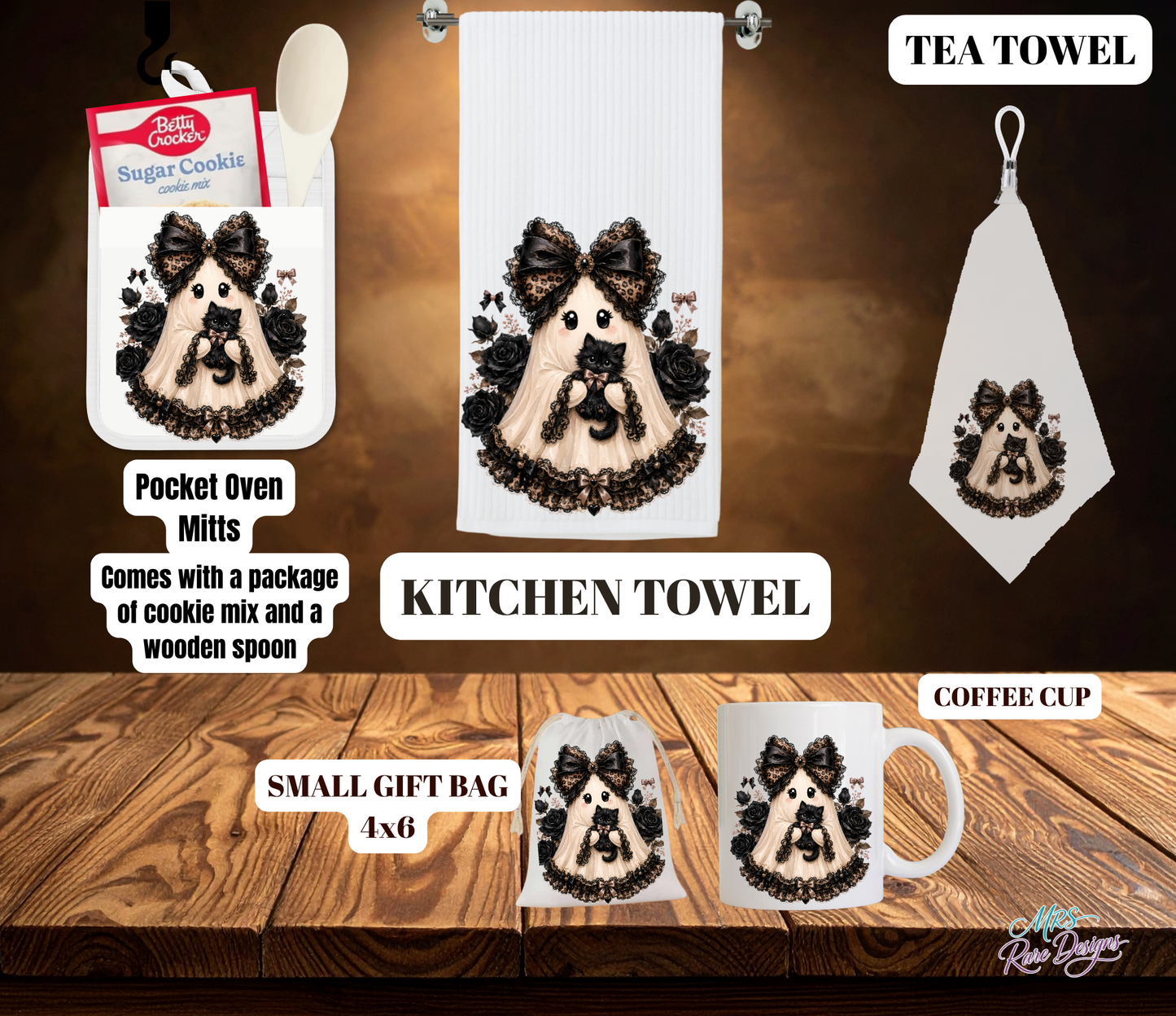 🖤 "The Complete Haunt" Deluxe Kitchen & Baking Collection — 5-Piece Set