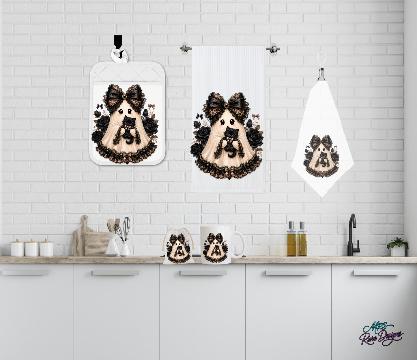 🖤 "The Complete Haunt" Kitchen Collection — 5-Piece Set