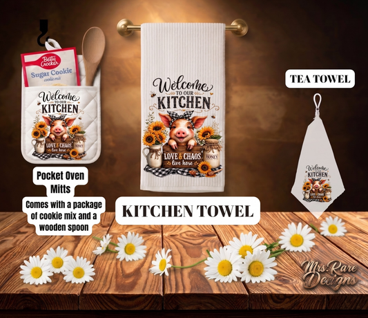 Sweet Chaos Farmhouse Cookie Baking & Kitchen Gift Set