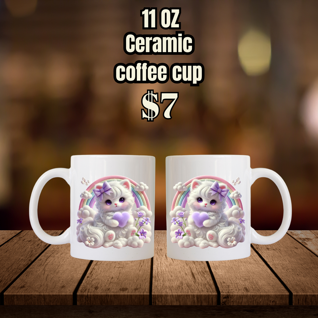 Purrfectly Precious Kittens Coffee Cup Collection