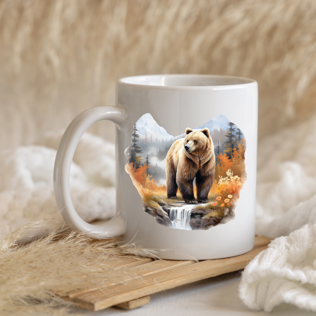 Majestic Wilderness Bear Mugs