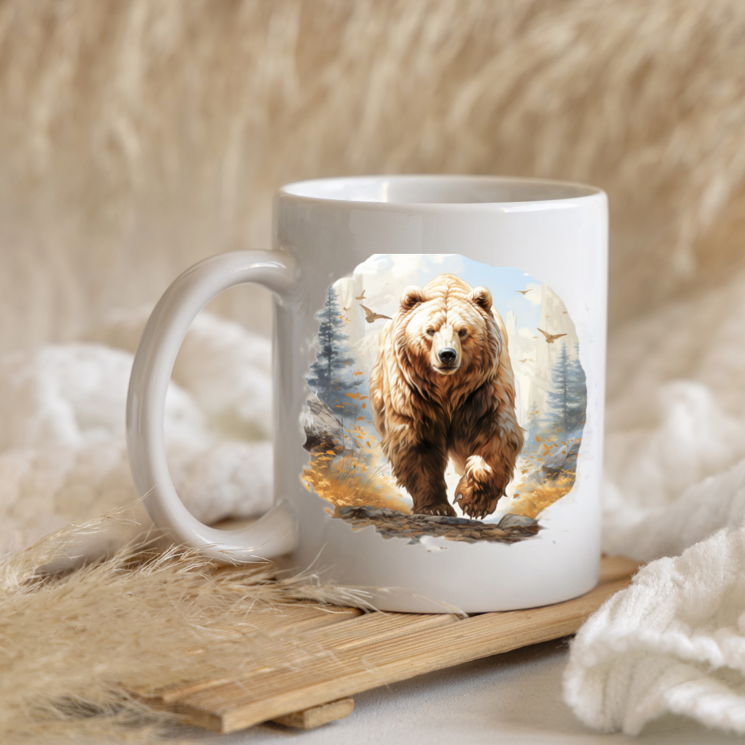 Majestic Wilderness Bear Mugs