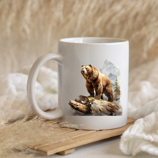 Majestic Wilderness Bear Mugs