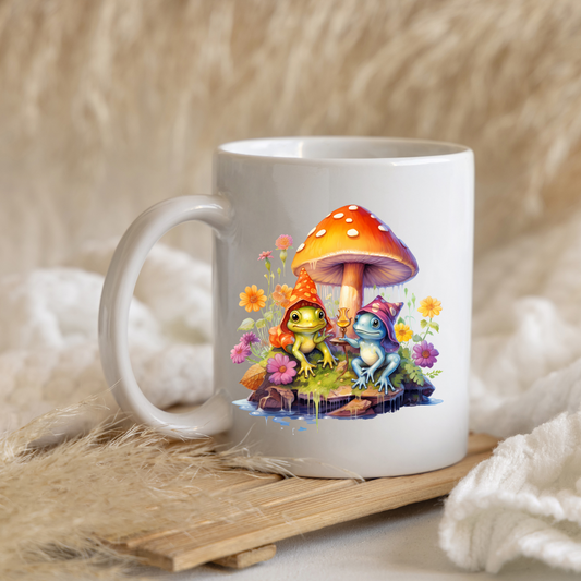 Enchanted Garden Frog Mugs