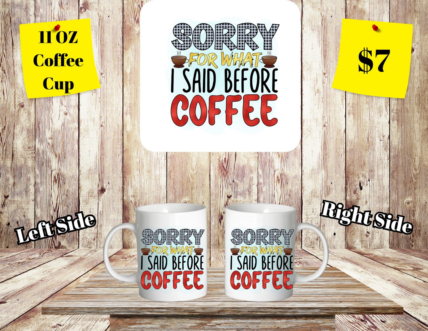 Caffeine Quotes Collection - 11oz Coffee Mugs