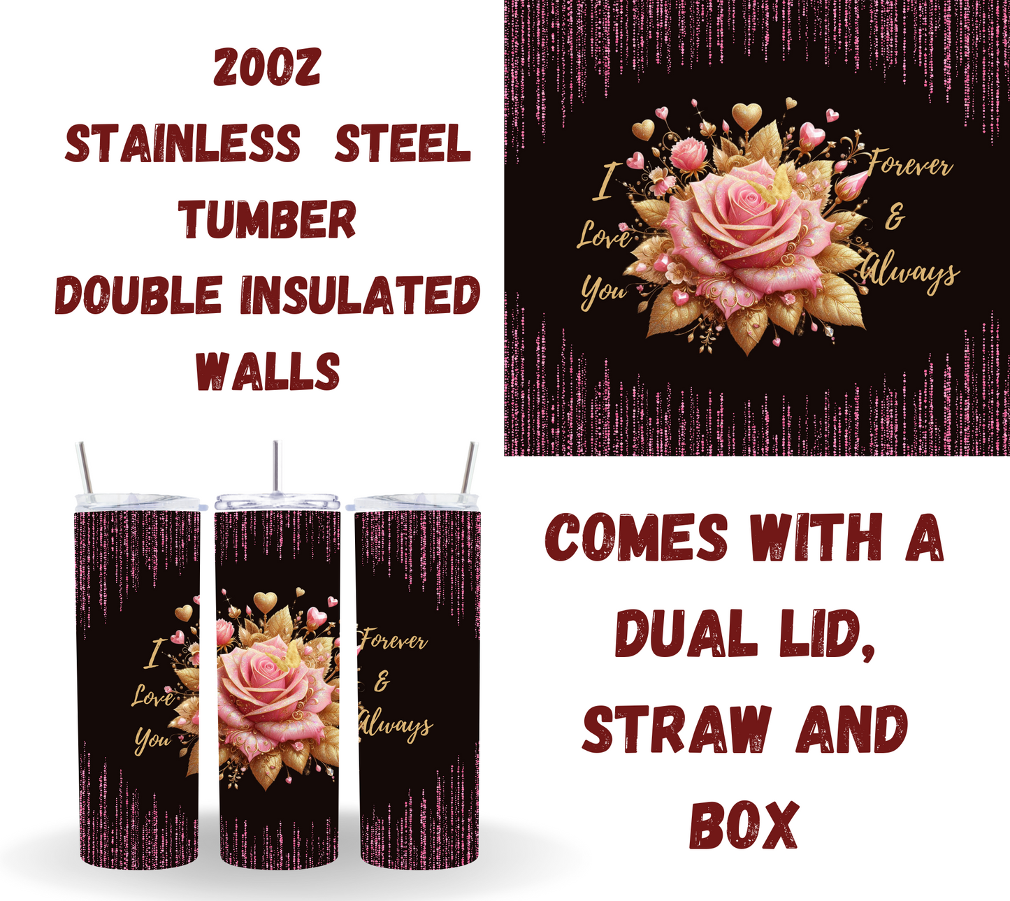 Everlasting Affection Insulated Tumbler Collection