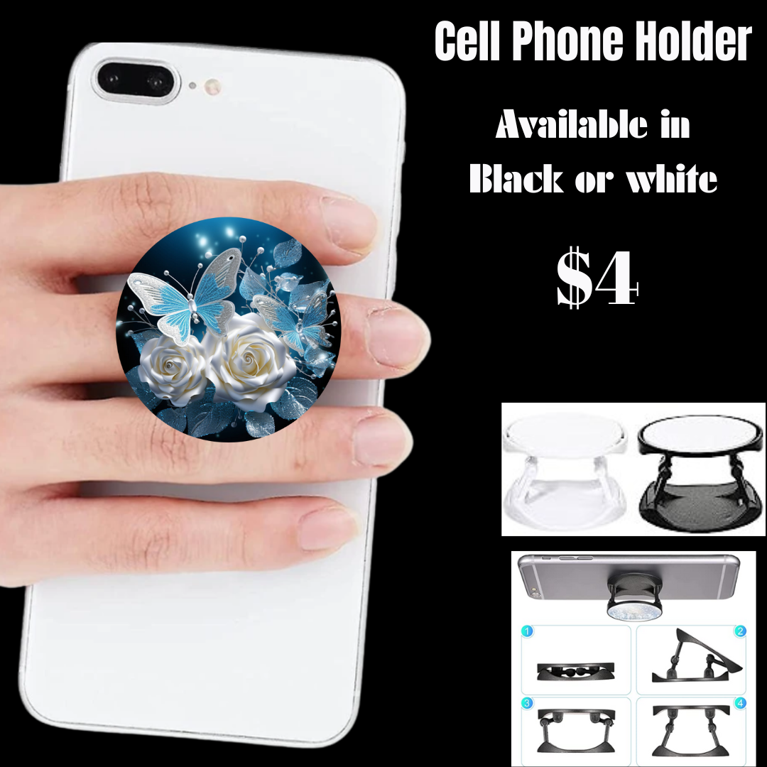 Butterflies and Roses Pop Sockets