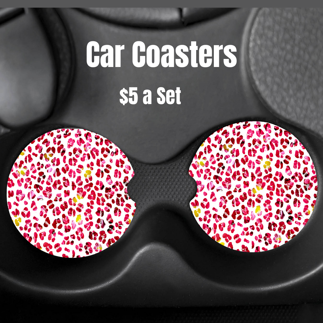 Kaleidoscope Dapples Car Coasters