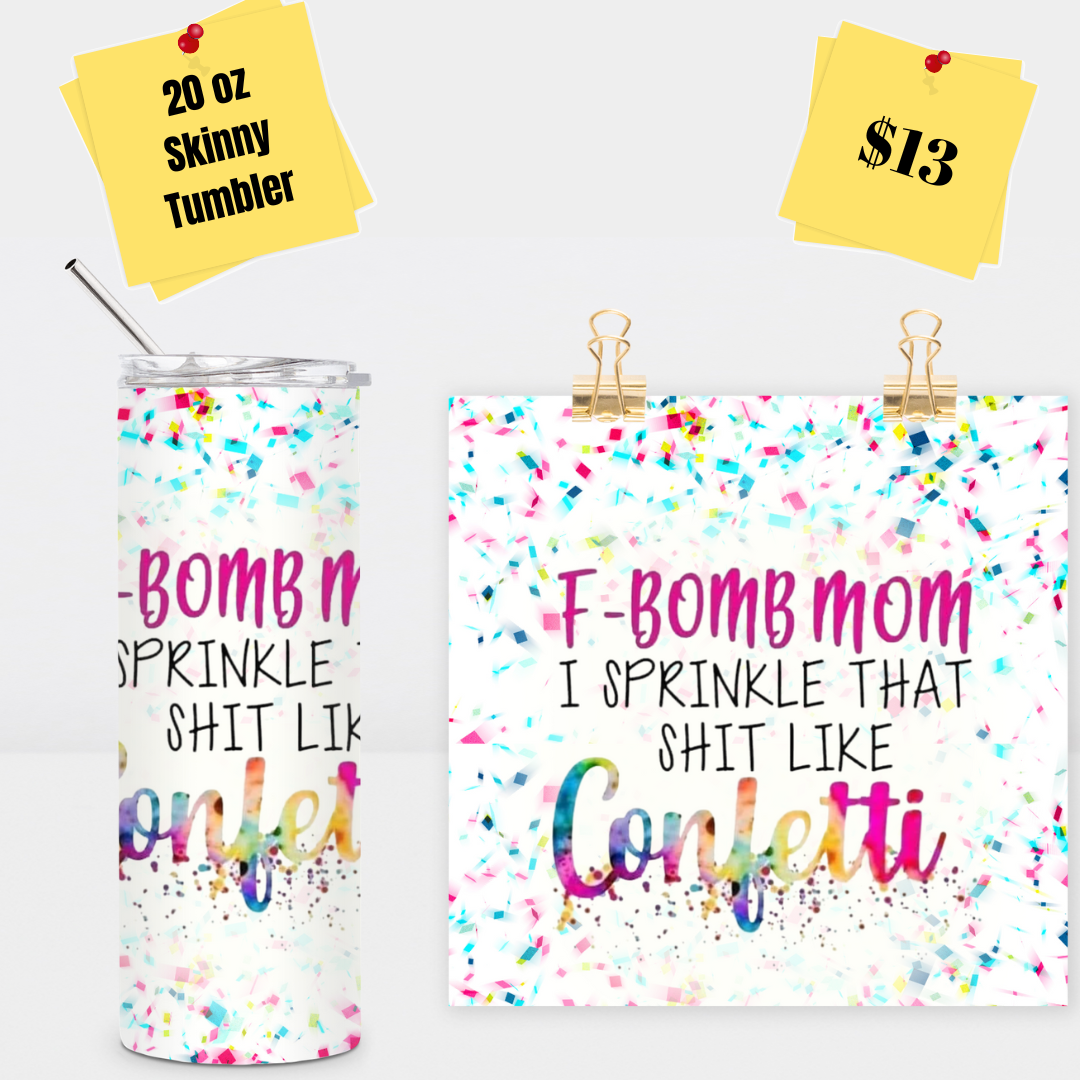 F-Bomb Mom Tumbler