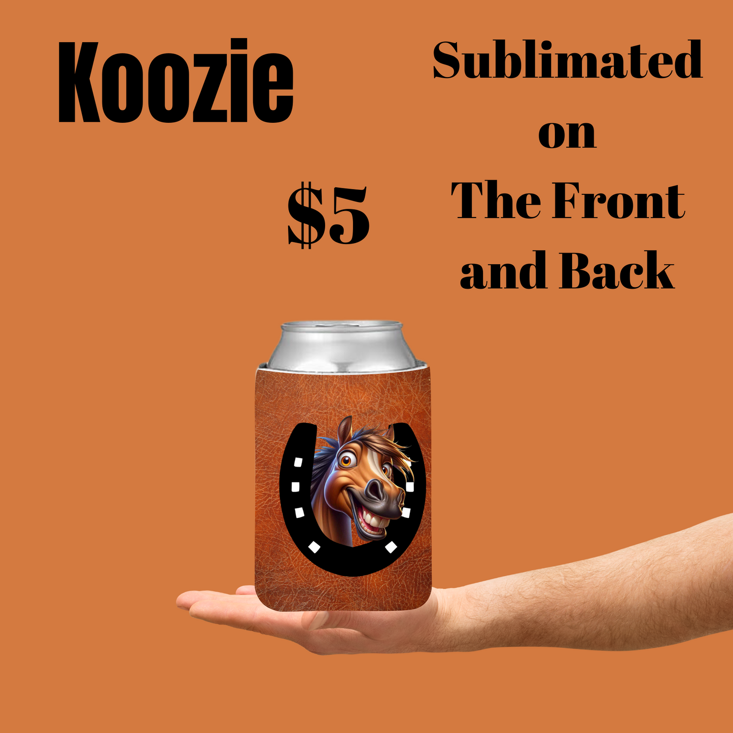 Jolly Trotter Sublimated Koozie