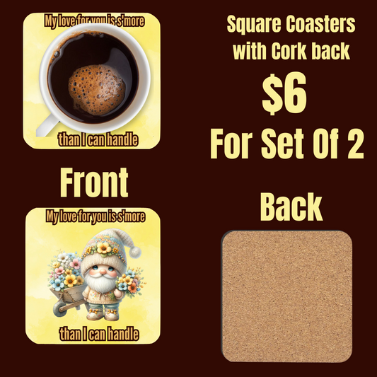Gnome's Embrace Coaster Set