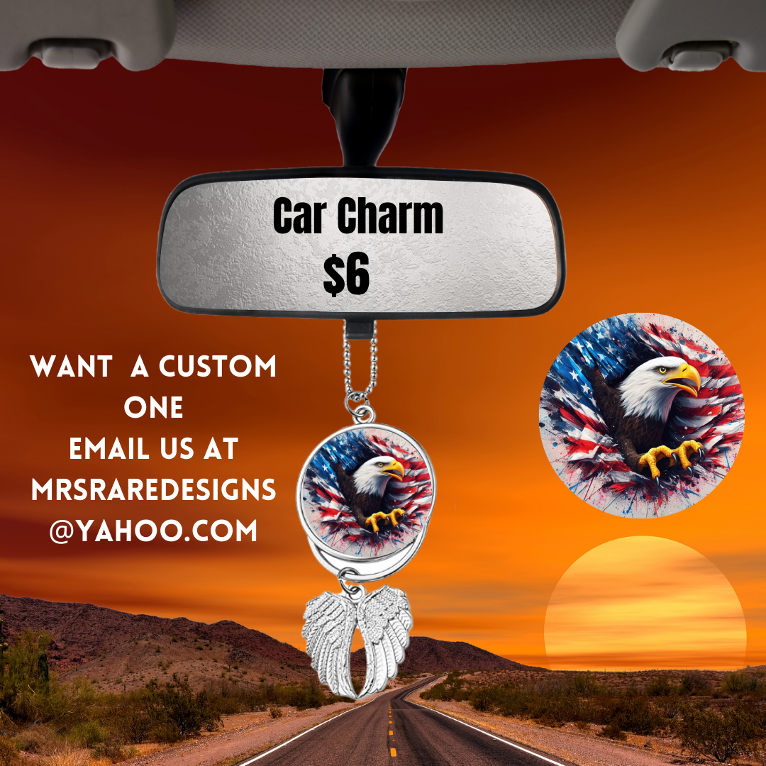 Soaring Spirit Eagle Car Charm Series