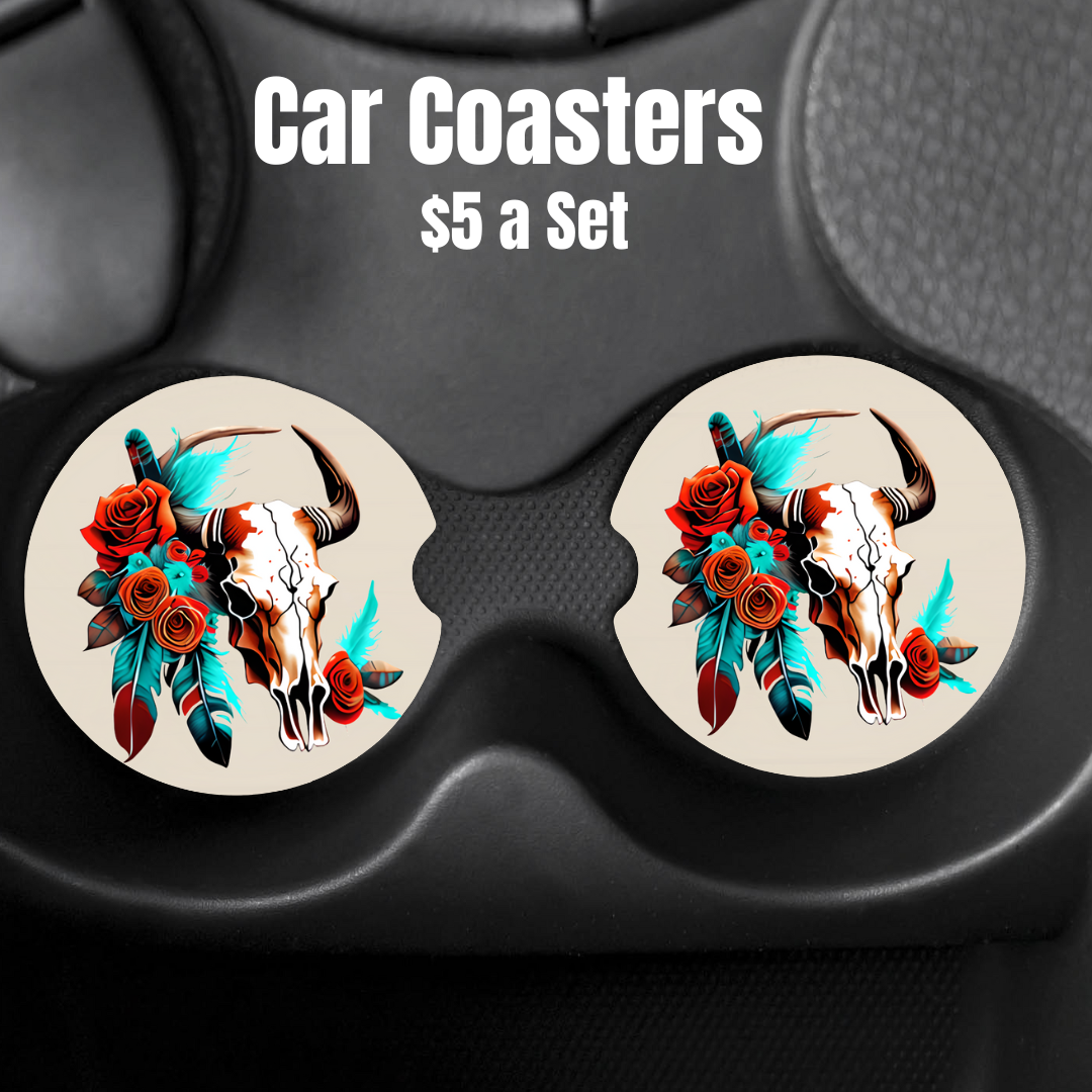 Southwestern Serenity Car Coaster Set