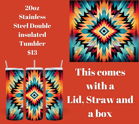 Aztec Odyssey Stainless Steel Tumbler