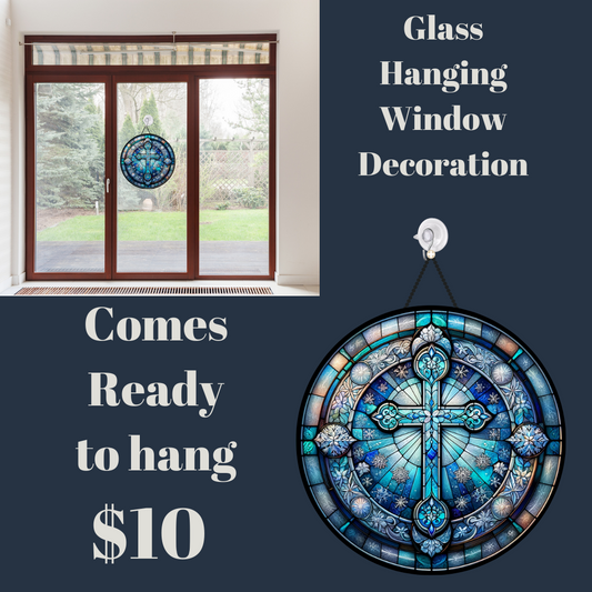Ethereal Light Sublimated Glass Window Art
