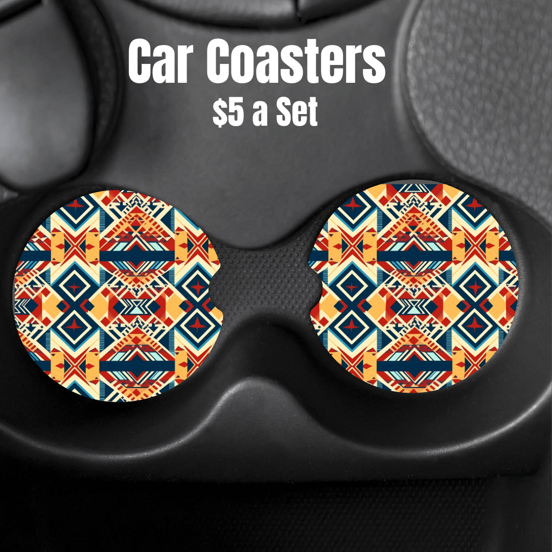 Mesa Mandala Car Coasters