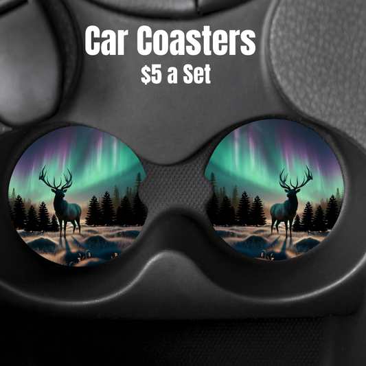 Enchanted Forest Car Coasters