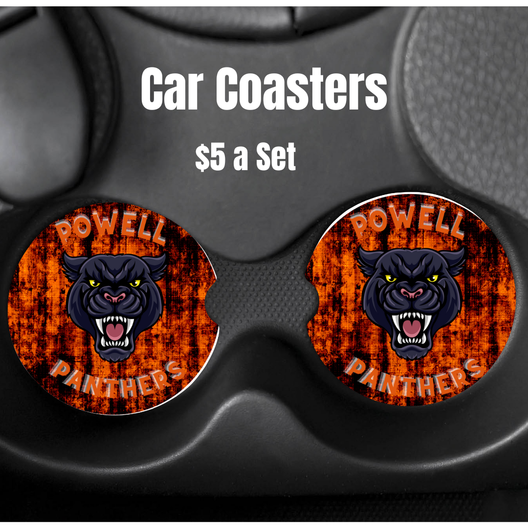 Powell Panther Car Coasters