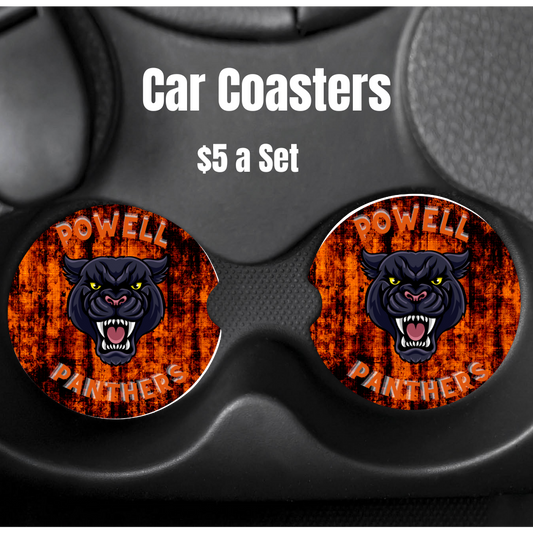 Powell Panther Car Coasters