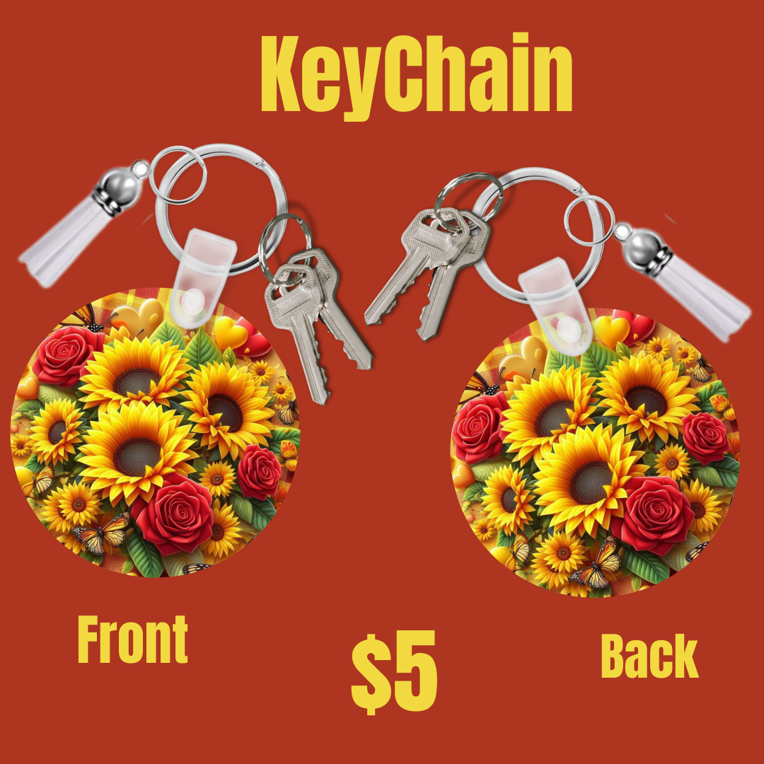 Blooming Keepsake Keychain