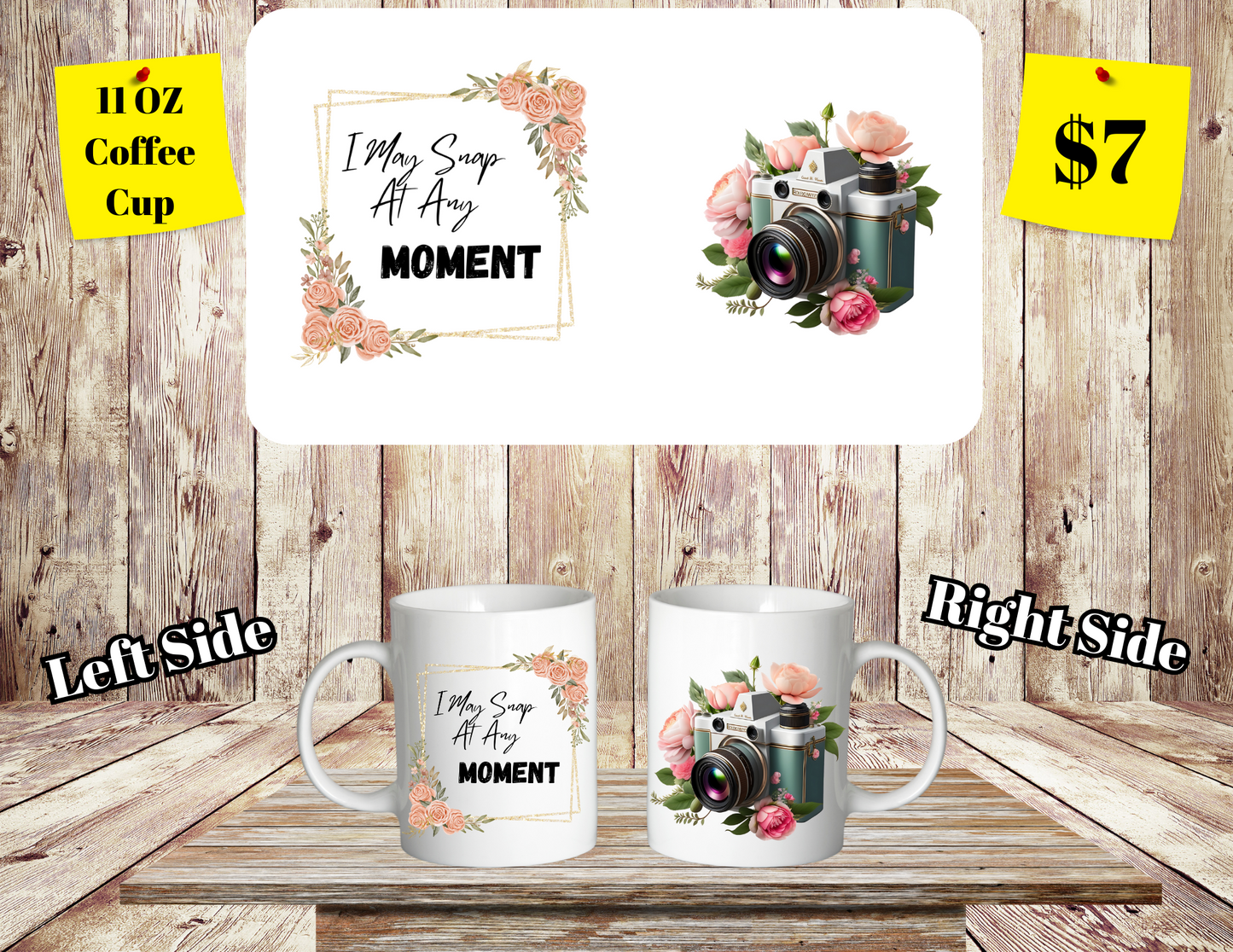 Photographer's Bloom - Snap Moment Coffee Mugs