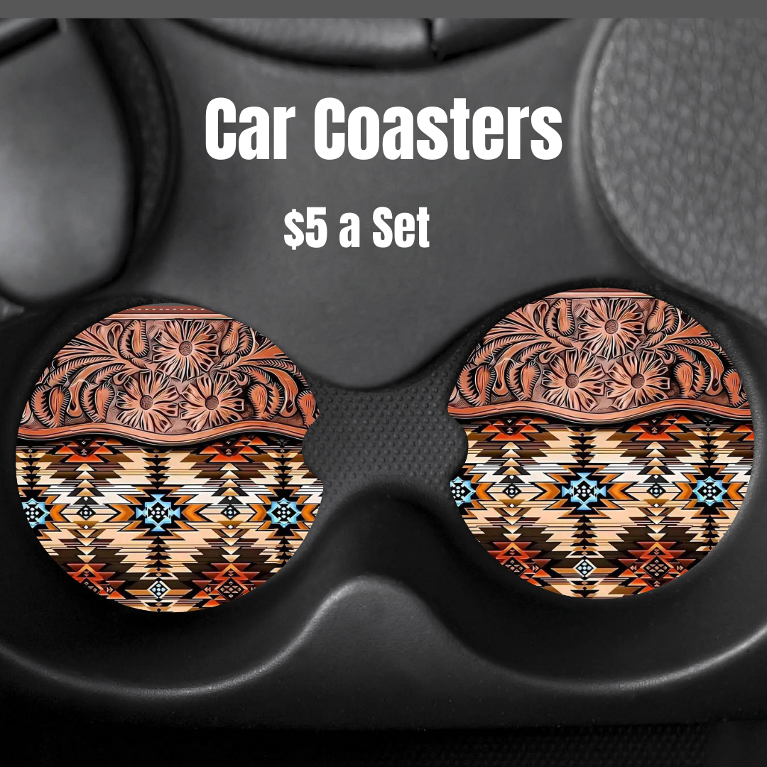 Mystic Southwest Fusion Car Coasters
