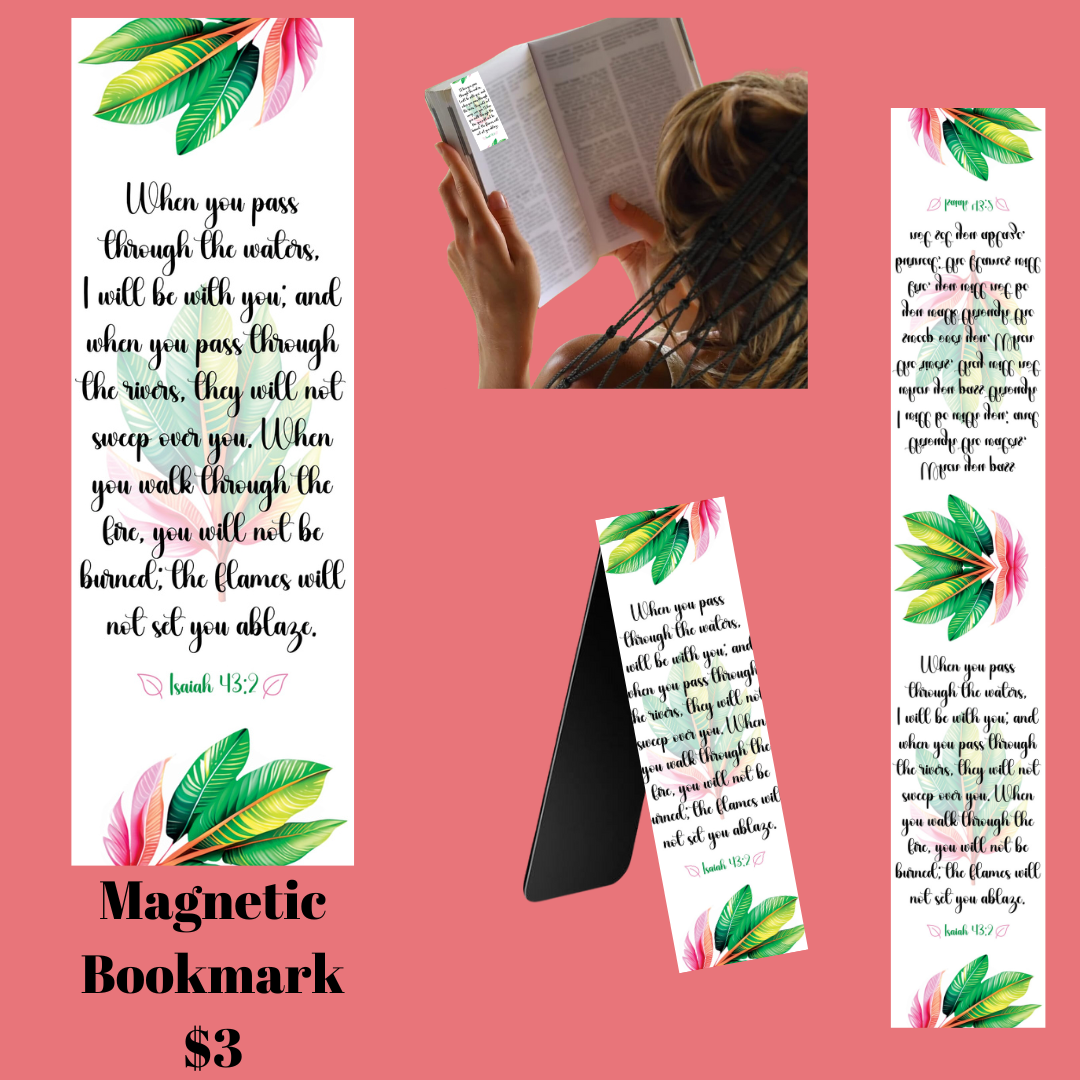 Spiritual Verses Magnetic Bookmarks