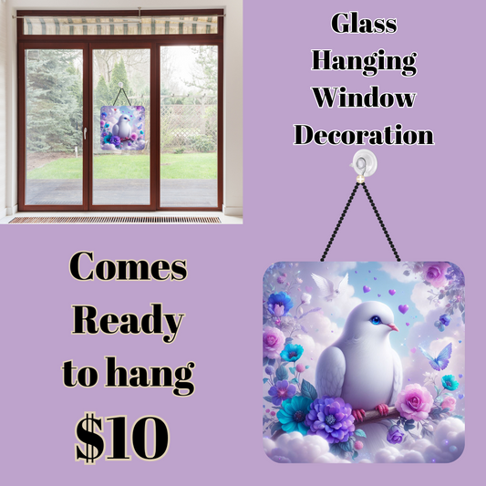 Heavenly Peace Glass Suncatcher