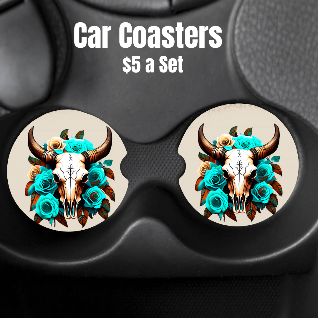 Southwestern Serenity Car Coaster Set