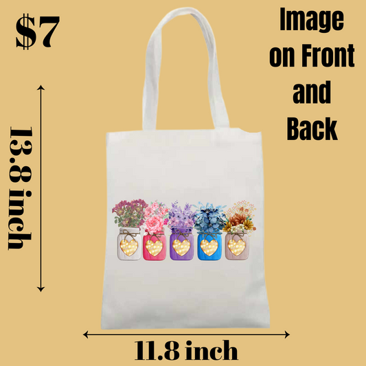 Botanical Mason Jar Tote Collection