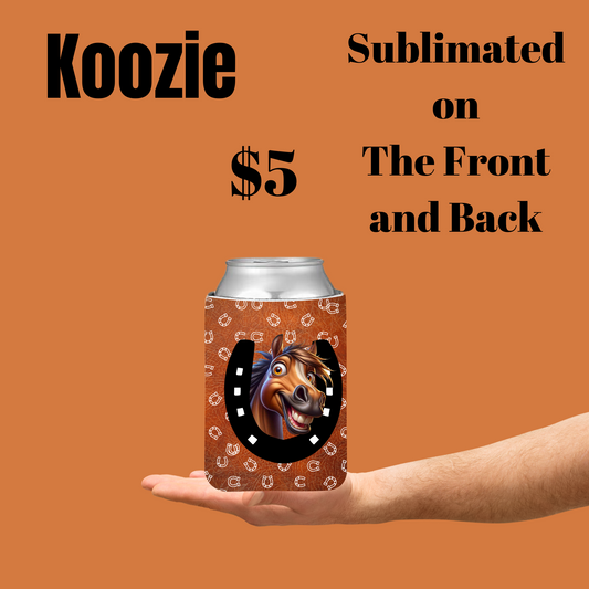 Jolly Trotter Sublimated Koozie