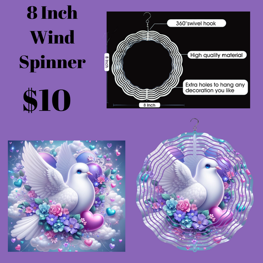 Serene Dove 3D Wind Spinner
