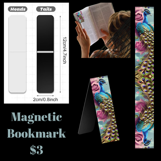 Peacock Magnet BookMarks