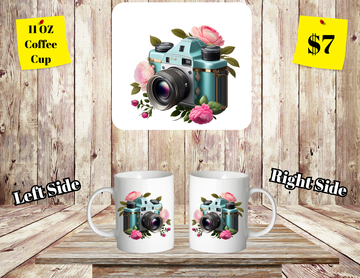 Classic SClassic Shutterbug Floral Coffee Cup Collectionhutterbug Floral Coffee Cup Collection