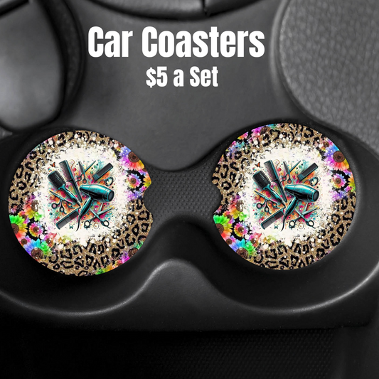 Stylist’s Palette Car Coasters