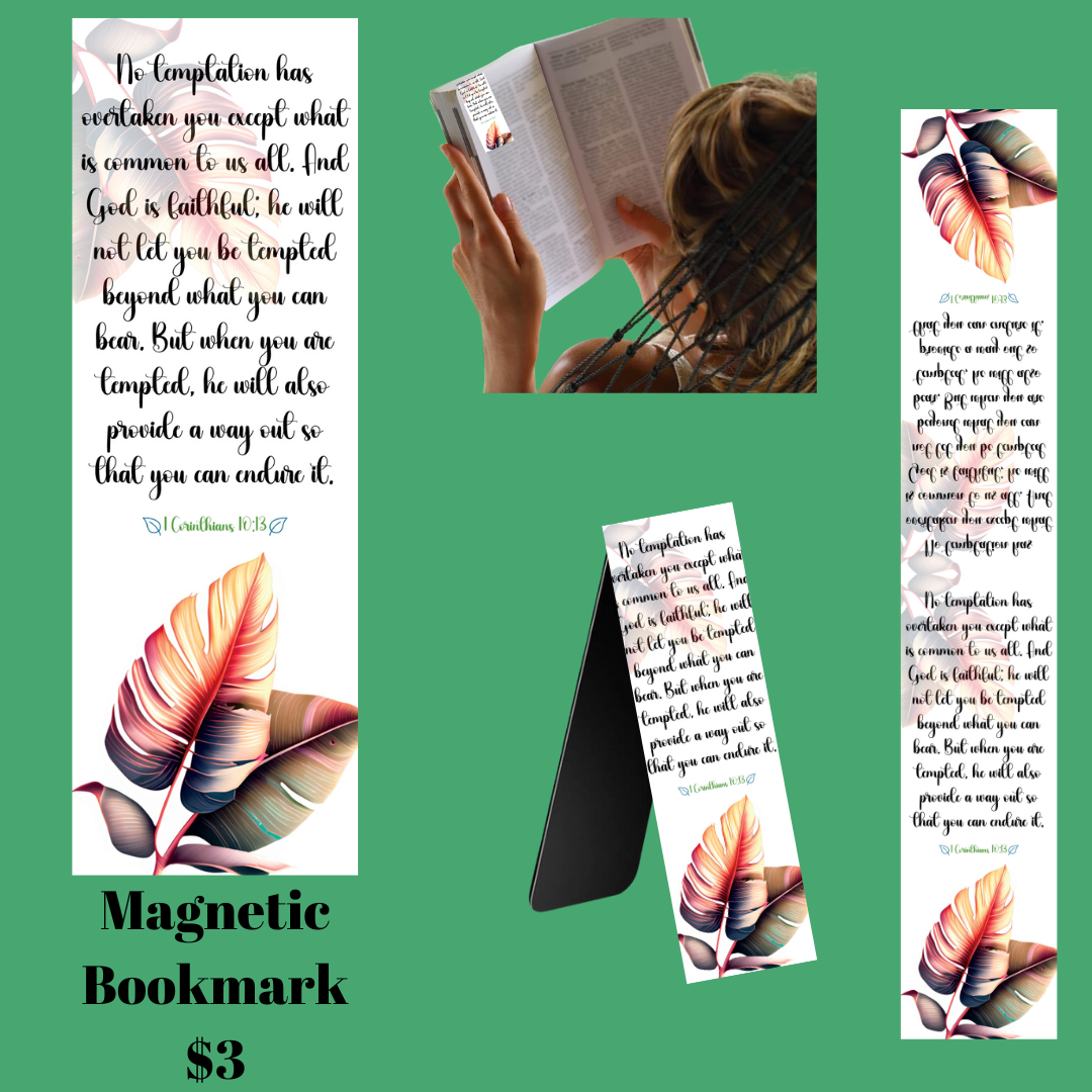 Spiritual Verses Magnetic Bookmarks