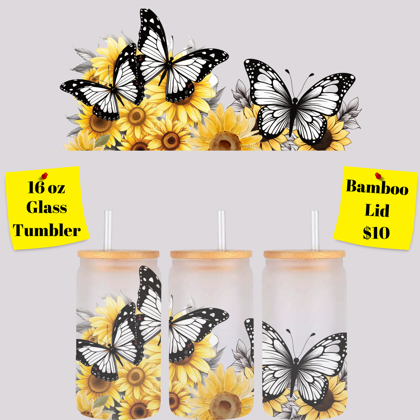 Enchanted Nature Glass Tumbler Collection