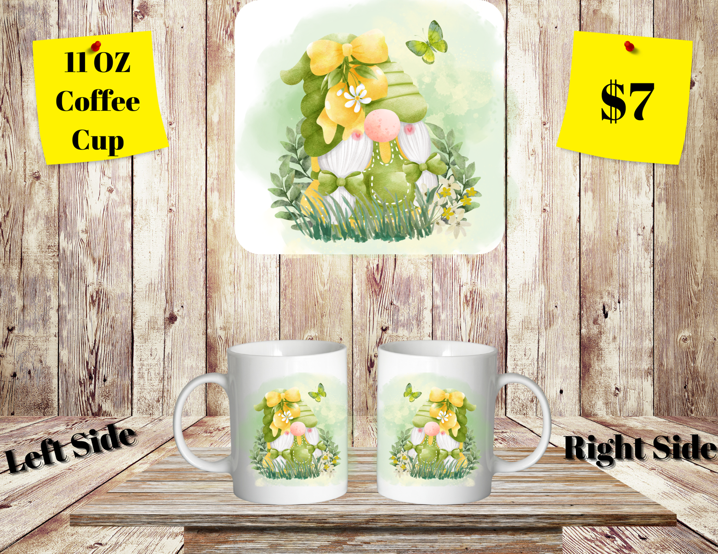 Lemon Gnome 11OZ Coffee Cup