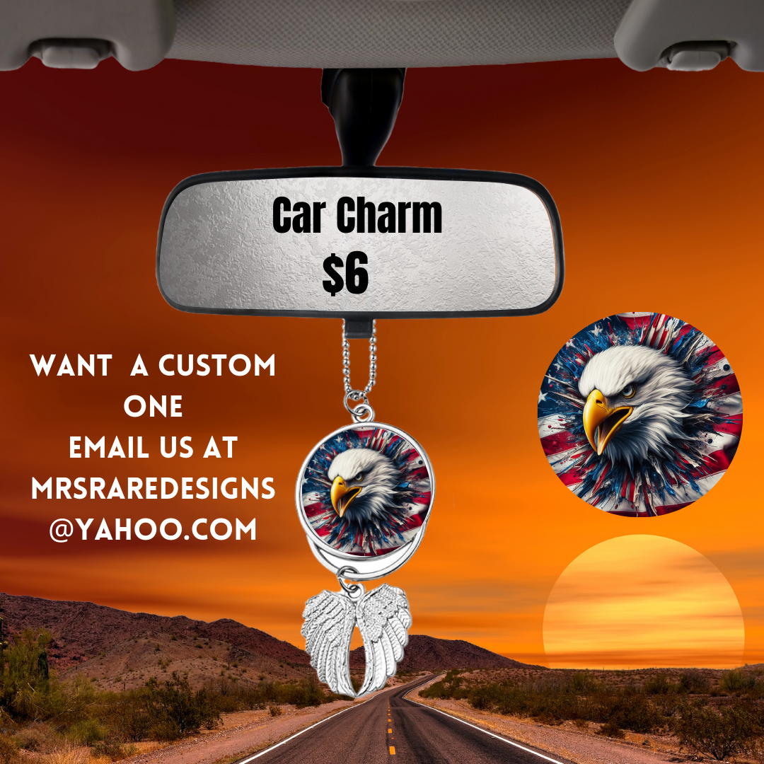 Soaring Spirit Eagle Car Charm Series