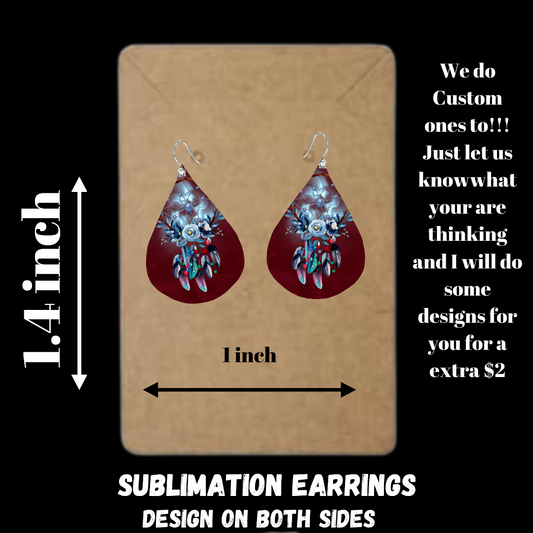 Dream Catcher Sublimated Earrings