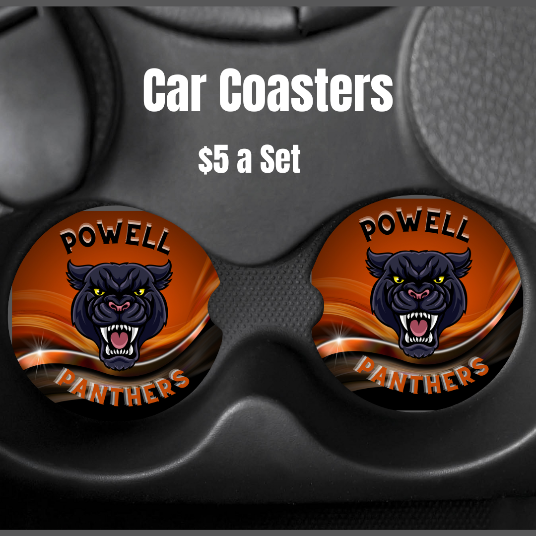 Powell Panther Car Coasters