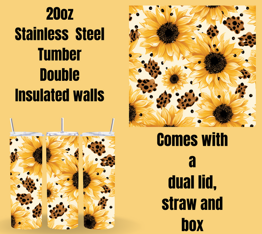 Sunflower Serenity Tumbler