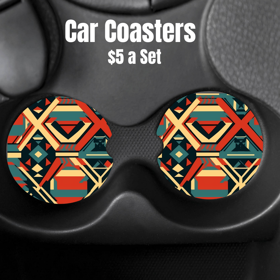 Mesa Mandala Car Coasters