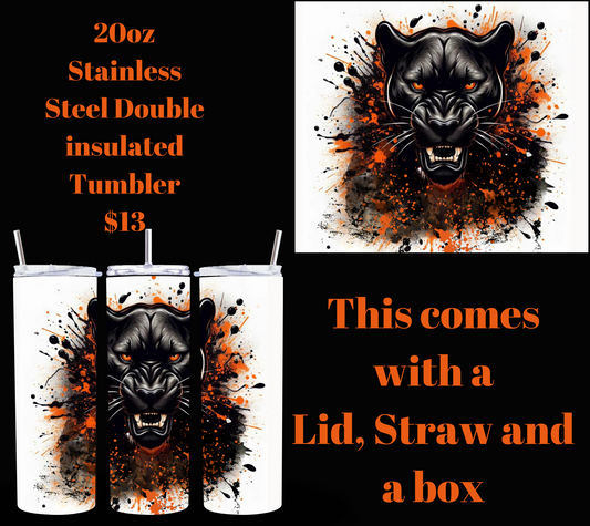 Exclusive Powell Panther 20 oz Tumblers: Unleash Your Panther Spirit!