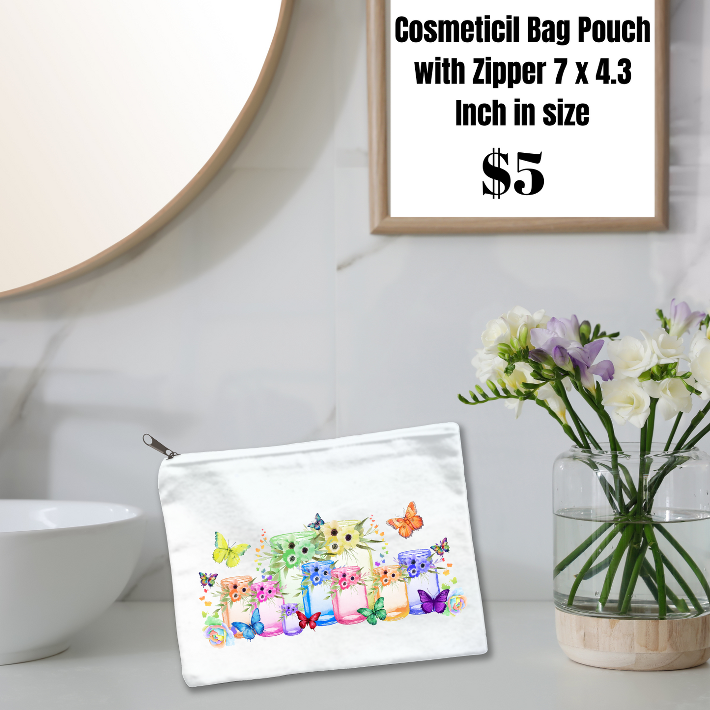 Botanical Charm Cosmetic Bags Collection