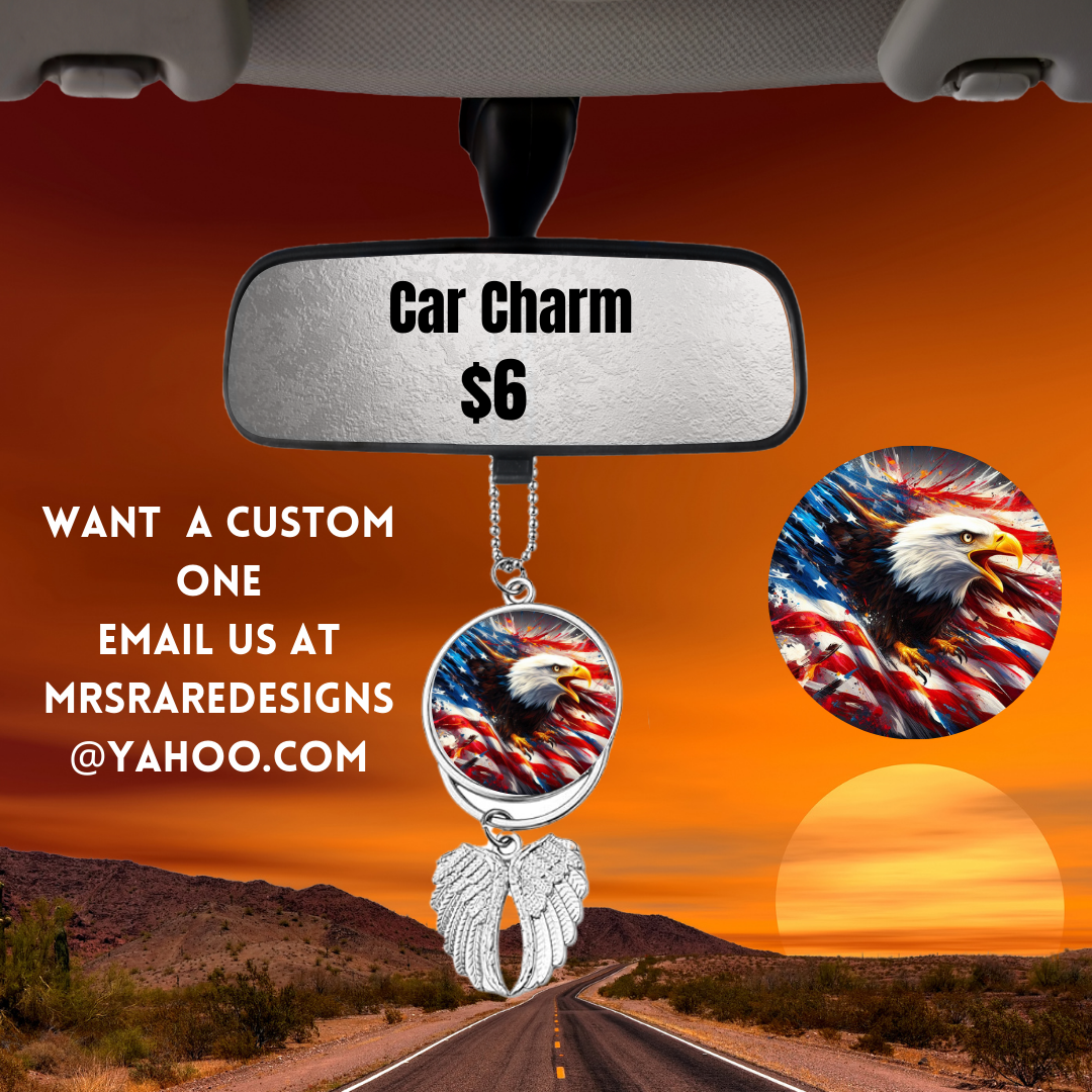 Soaring Spirit Eagle Car Charm Series