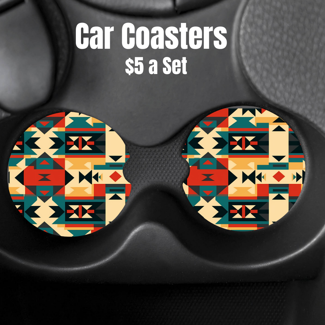 Mesa Mandala Car Coasters